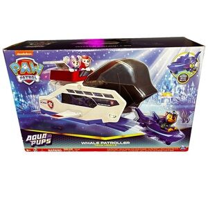 PAW Patrol Aqua Pups Whale Patroller Team Vehicle NIB Spin Master Kid Toy